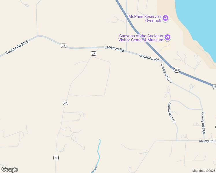 map of restaurants, bars, coffee shops, grocery stores, and more near 27330 Road U.2 in Dolores