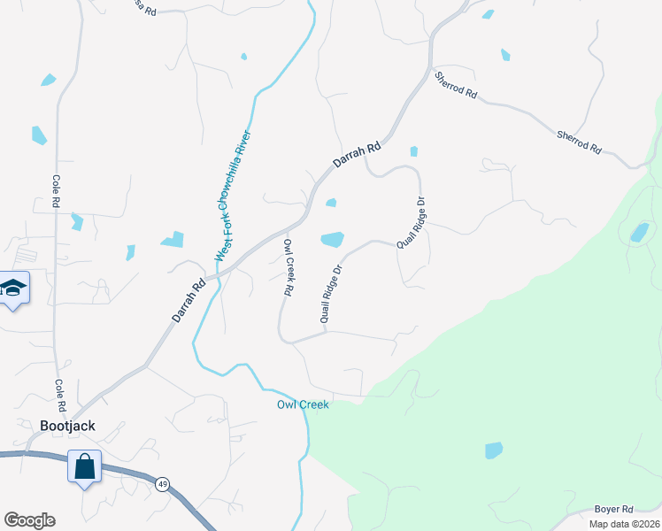 map of restaurants, bars, coffee shops, grocery stores, and more near 3589 Quail Ridge Drive in Mariposa