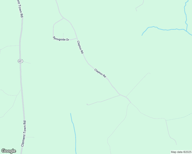 map of restaurants, bars, coffee shops, grocery stores, and more near 975 Clayton Road in Powhatan