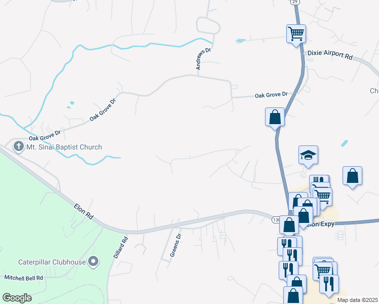 map of restaurants, bars, coffee shops, grocery stores, and more near 197-245 Orchard Drive in Madison Heights
