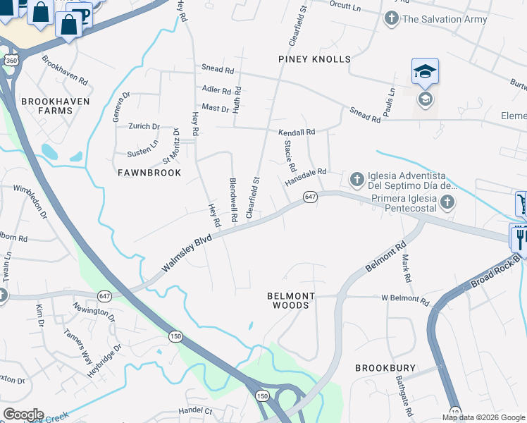 map of restaurants, bars, coffee shops, grocery stores, and more near in 