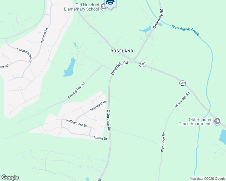 map of restaurants, bars, coffee shops, grocery stores, and more near 2019 Otterdale Road in Midlothian