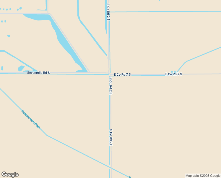 map of restaurants, bars, coffee shops, grocery stores, and more near 7090 S County Road 2 East in Monte Vista