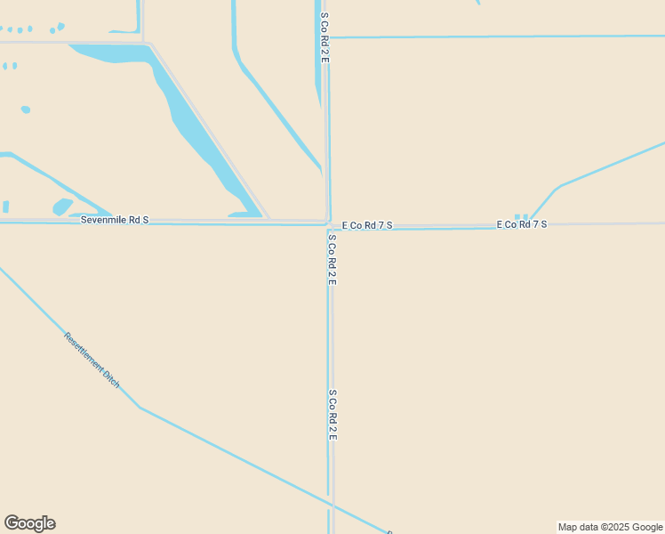 map of restaurants, bars, coffee shops, grocery stores, and more near 7090 S County Road 2 East in Monte Vista