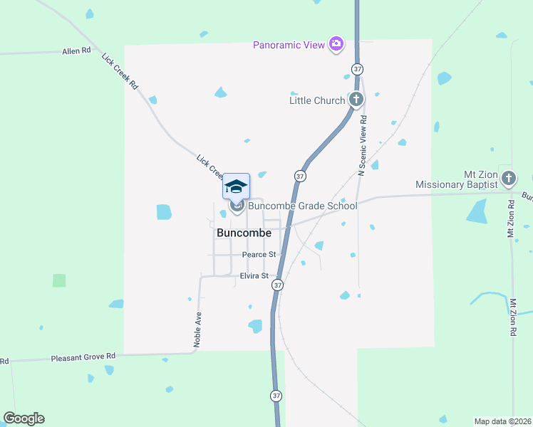 map of restaurants, bars, coffee shops, grocery stores, and more near 286 May Avenue in Buncombe