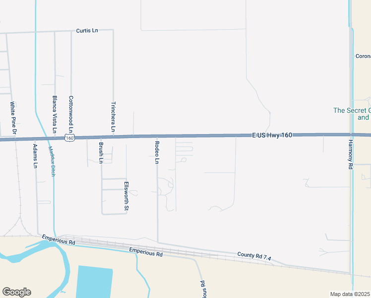 map of restaurants, bars, coffee shops, grocery stores, and more near 7030 Wild Acres Lane in Alamosa