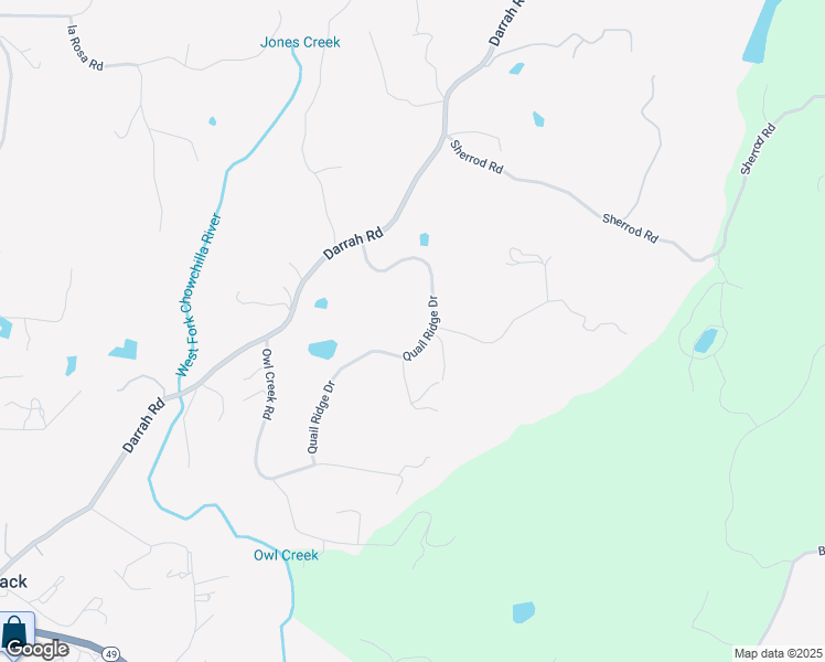 map of restaurants, bars, coffee shops, grocery stores, and more near 3637 Quail Ridge Drive in Mariposa