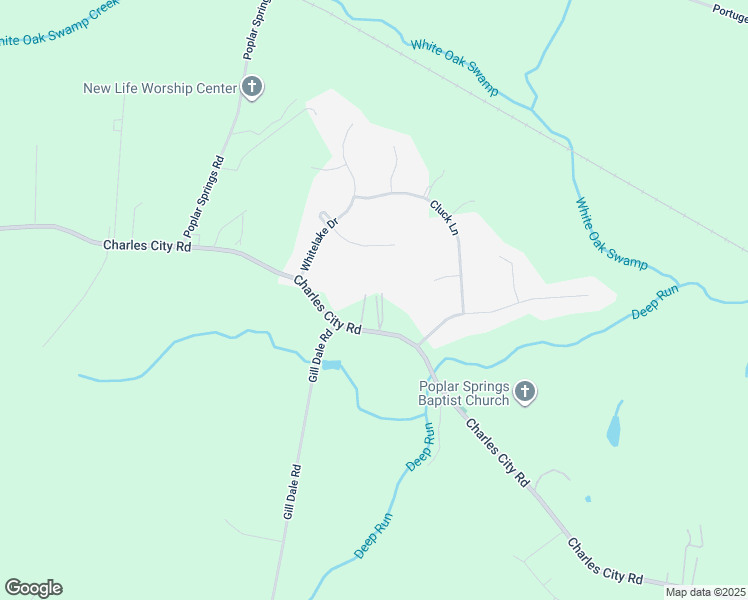 map of restaurants, bars, coffee shops, grocery stores, and more near 5124 Charles City Road in Richmond