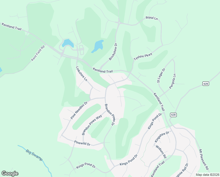 map of restaurants, bars, coffee shops, grocery stores, and more near 5255 Brandon Pines Drive in Providence Forge