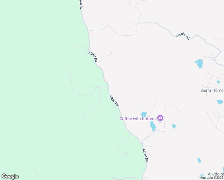 map of restaurants, bars, coffee shops, grocery stores, and more near 5232 Allred Road in Mariposa