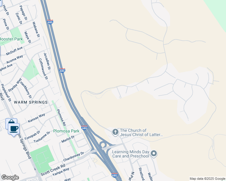 map of restaurants, bars, coffee shops, grocery stores, and more near 48564 Avalon Heights Terrace in Fremont