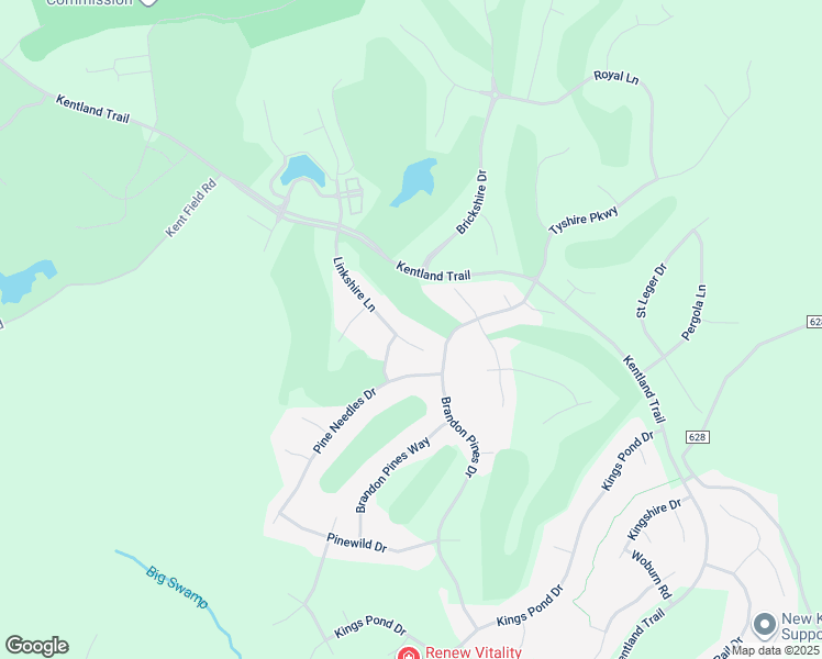 map of restaurants, bars, coffee shops, grocery stores, and more near 5171 Linkshire Lane in Providence Forge