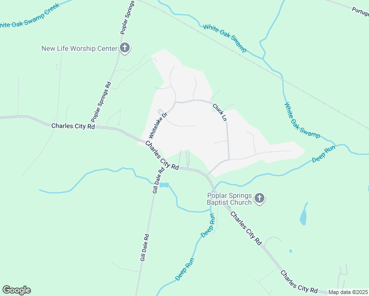 map of restaurants, bars, coffee shops, grocery stores, and more near 5124 Charles City Road in Richmond