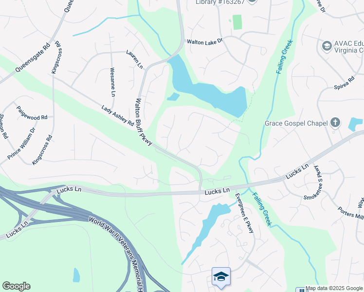 map of restaurants, bars, coffee shops, grocery stores, and more near 1106 Ashbrook Landing Road in Midlothian