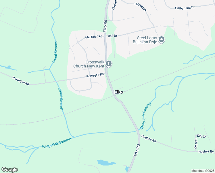 map of restaurants, bars, coffee shops, grocery stores, and more near 4820 Red Coach Way in Sandston