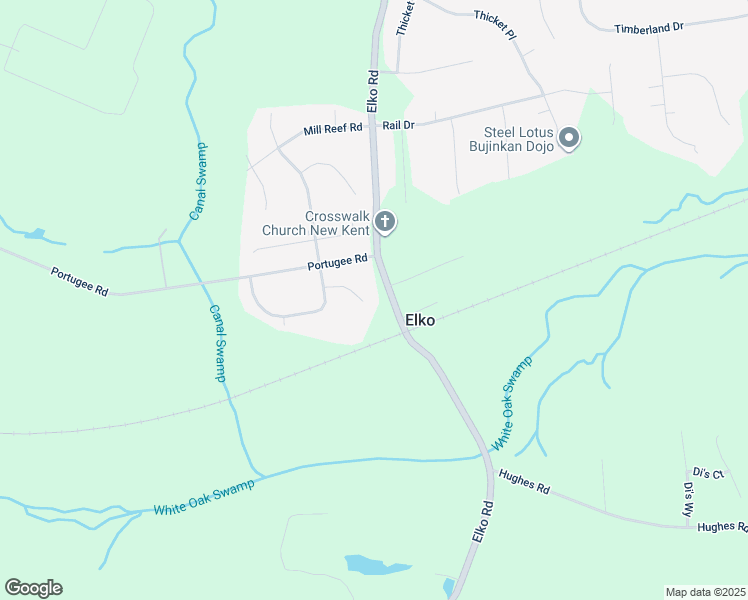 map of restaurants, bars, coffee shops, grocery stores, and more near 4820 Red Coach Way in Sandston