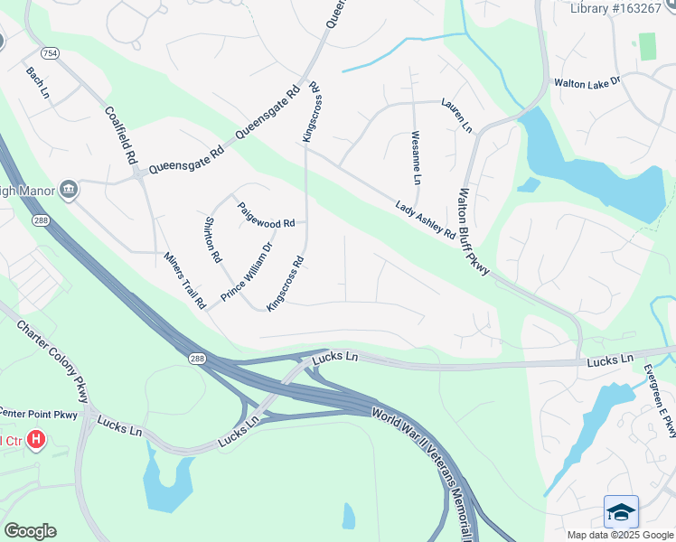 map of restaurants, bars, coffee shops, grocery stores, and more near 1606 Darrell Terrace in Midlothian