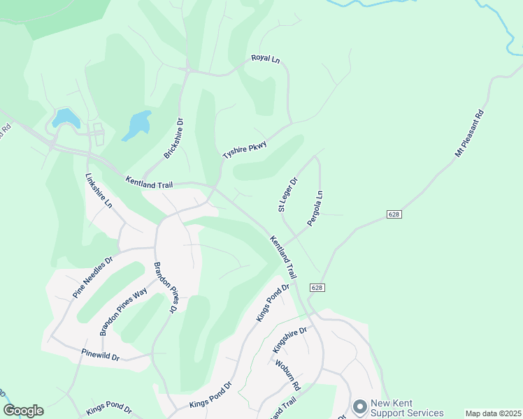 map of restaurants, bars, coffee shops, grocery stores, and more near 11481 Red Brick Court in Providence Forge