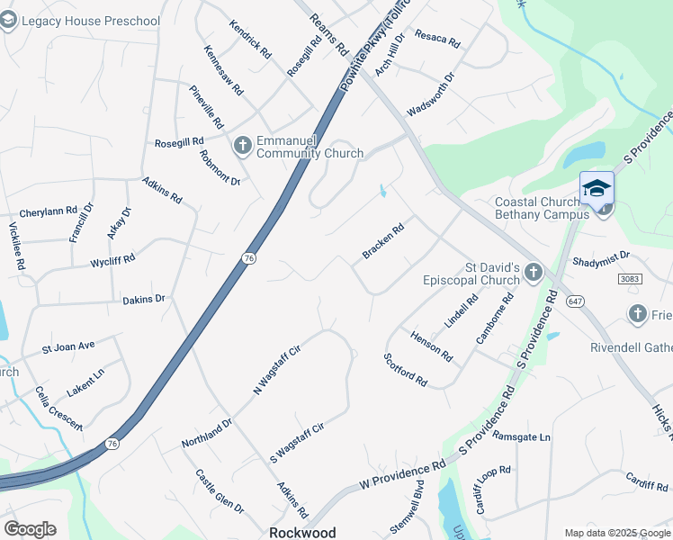 map of restaurants, bars, coffee shops, grocery stores, and more near 9101 Gallatin Road in Richmond