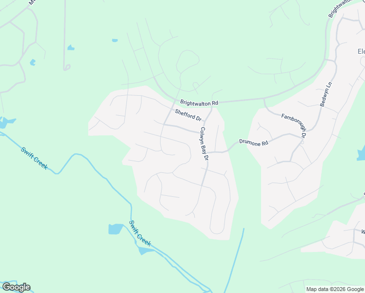 map of restaurants, bars, coffee shops, grocery stores, and more near 16431 Binley Road in Midlothian