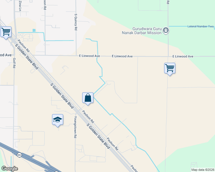 map of restaurants, bars, coffee shops, grocery stores, and more near in Turlock