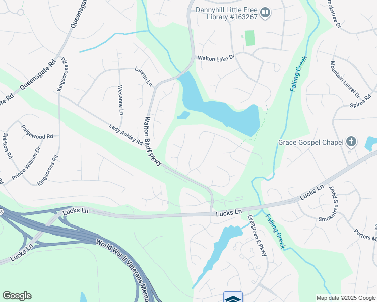 map of restaurants, bars, coffee shops, grocery stores, and more near 1031 Worsham Green Terrace in Midlothian