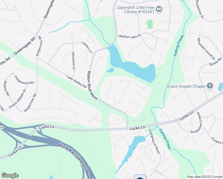 map of restaurants, bars, coffee shops, grocery stores, and more near 1031 Worsham Green Terrace in Midlothian