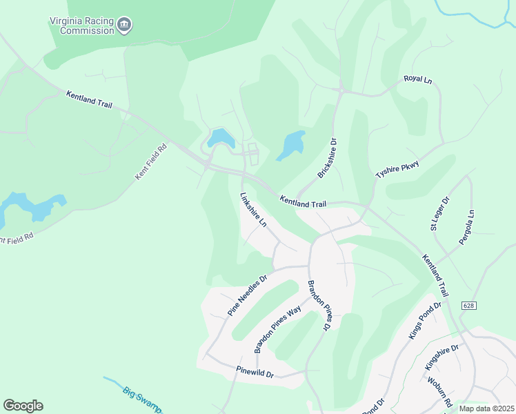 map of restaurants, bars, coffee shops, grocery stores, and more near 5269 Linkshire Lane in Providence Forge