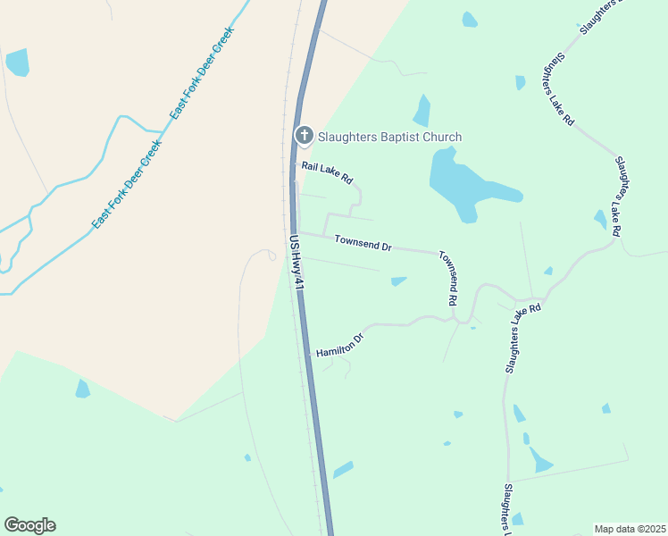 map of restaurants, bars, coffee shops, grocery stores, and more near 18-210 Clearview Drive in Slaughters