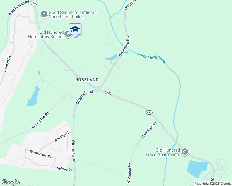 map of restaurants, bars, coffee shops, grocery stores, and more near 1841 Old Hundred Road in Midlothian