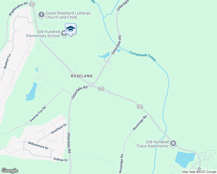 map of restaurants, bars, coffee shops, grocery stores, and more near 1841 Old Hundred Road in Midlothian