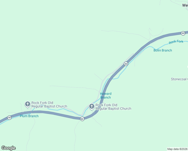 map of restaurants, bars, coffee shops, grocery stores, and more near 87 Combs Drive in Garrett