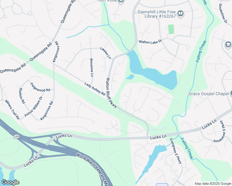 map of restaurants, bars, coffee shops, grocery stores, and more near 1413 Walton Bluff Terrace in Midlothian