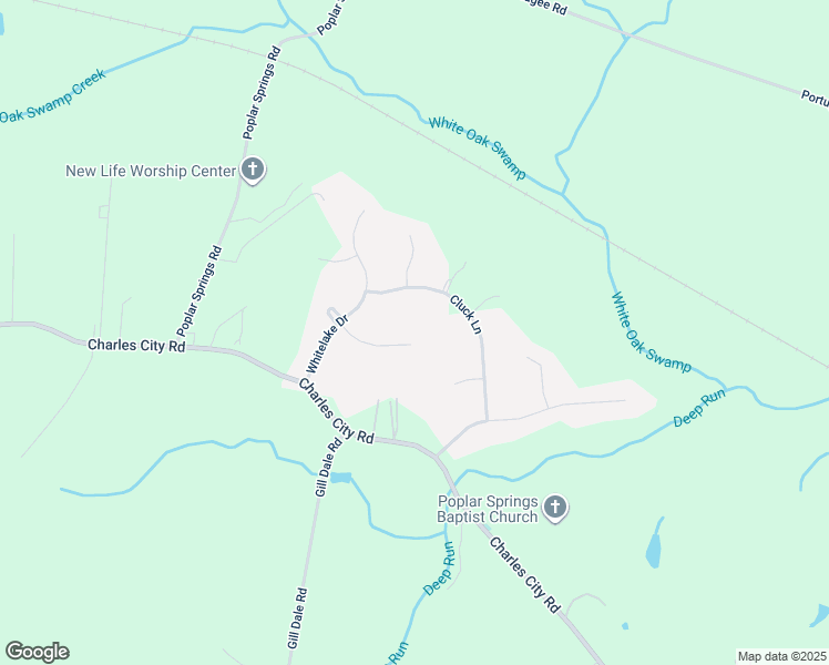 map of restaurants, bars, coffee shops, grocery stores, and more near 5116 Whitehaven Place in Richmond