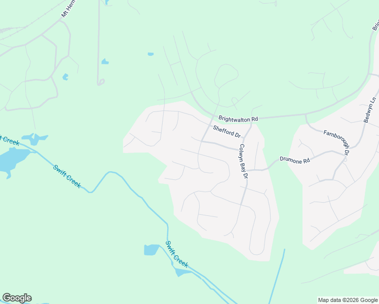 map of restaurants, bars, coffee shops, grocery stores, and more near 16500 Hannington Drive in Midlothian