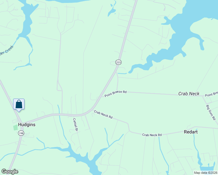 map of restaurants, bars, coffee shops, grocery stores, and more near Cricket Hill Road in Hudgins