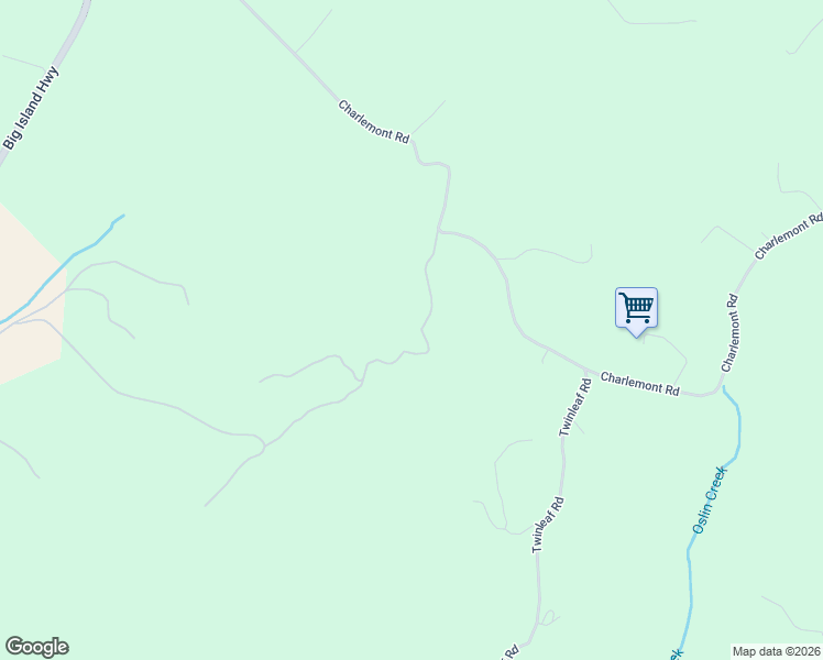 map of restaurants, bars, coffee shops, grocery stores, and more near 1813 Charlemont Road in Big Island