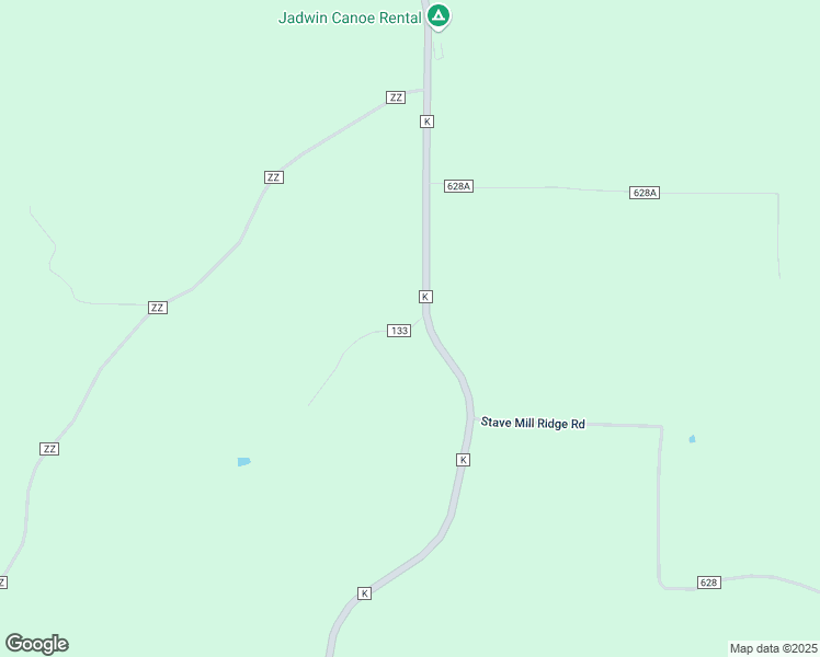 map of restaurants, bars, coffee shops, grocery stores, and more near 28 County Road 133 in Jadwin