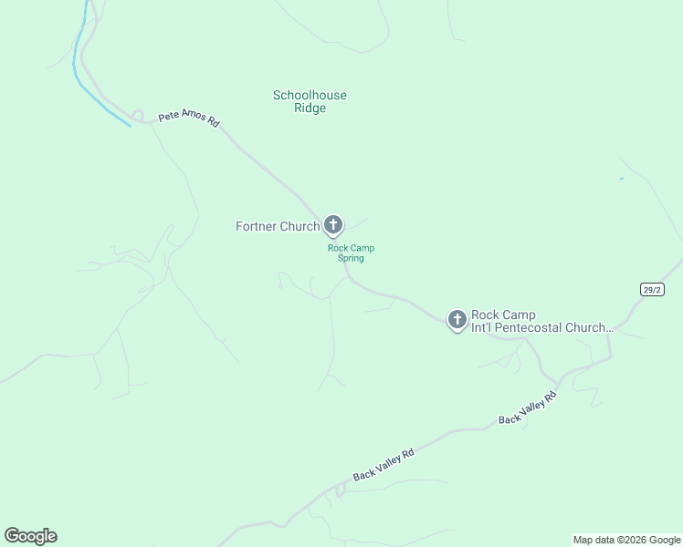 map of restaurants, bars, coffee shops, grocery stores, and more near 1582 Pete Amos Road in Lindside