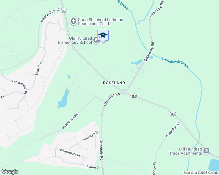 map of restaurants, bars, coffee shops, grocery stores, and more near 1700 Old Hundred Road in Midlothian