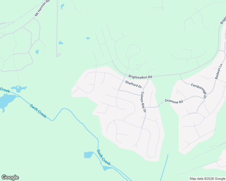 map of restaurants, bars, coffee shops, grocery stores, and more near 16507 Lambourne Road in Midlothian