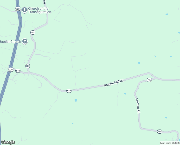 map of restaurants, bars, coffee shops, grocery stores, and more near 110 Brughs Mill Road in Fincastle