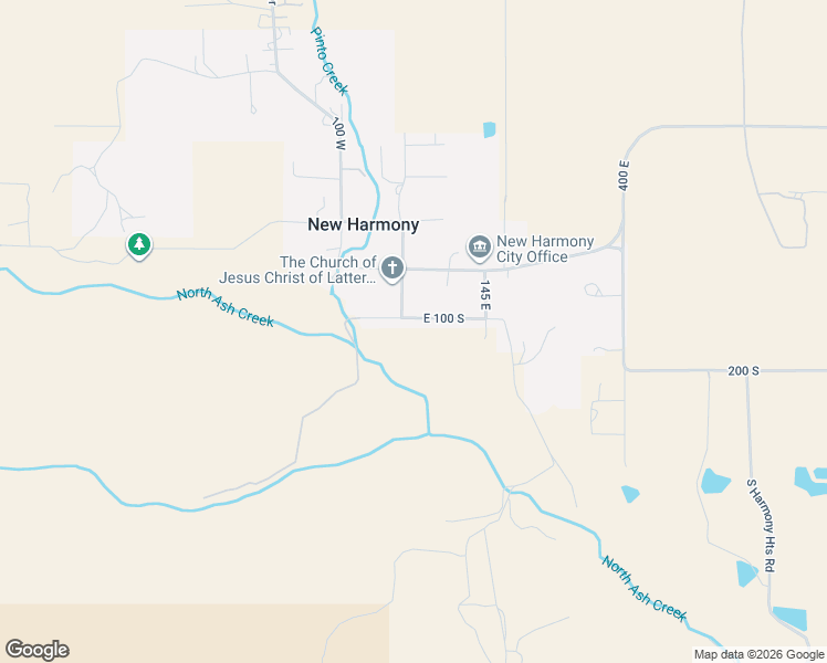 map of restaurants, bars, coffee shops, grocery stores, and more near 50 East 100 South in St. George