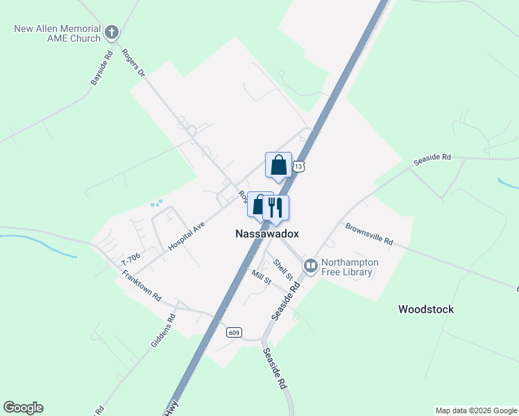 map of restaurants, bars, coffee shops, grocery stores, and more near 10162 Rogers Drive in Franktown
