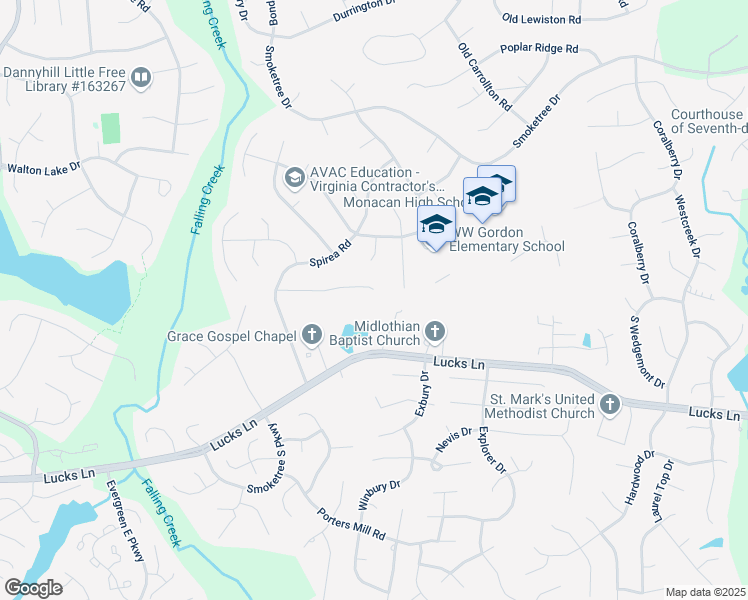 map of restaurants, bars, coffee shops, grocery stores, and more near 11805 Sunflower Lane in Richmond