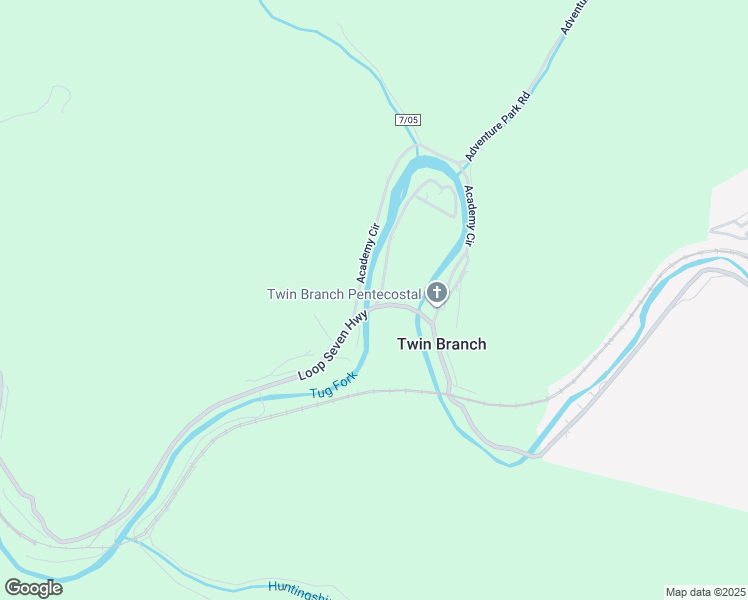 map of restaurants, bars, coffee shops, grocery stores, and more near County Road 7/07 in Davy