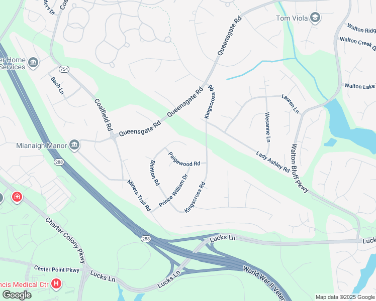 map of restaurants, bars, coffee shops, grocery stores, and more near 1201 Shirlton Road in Midlothian