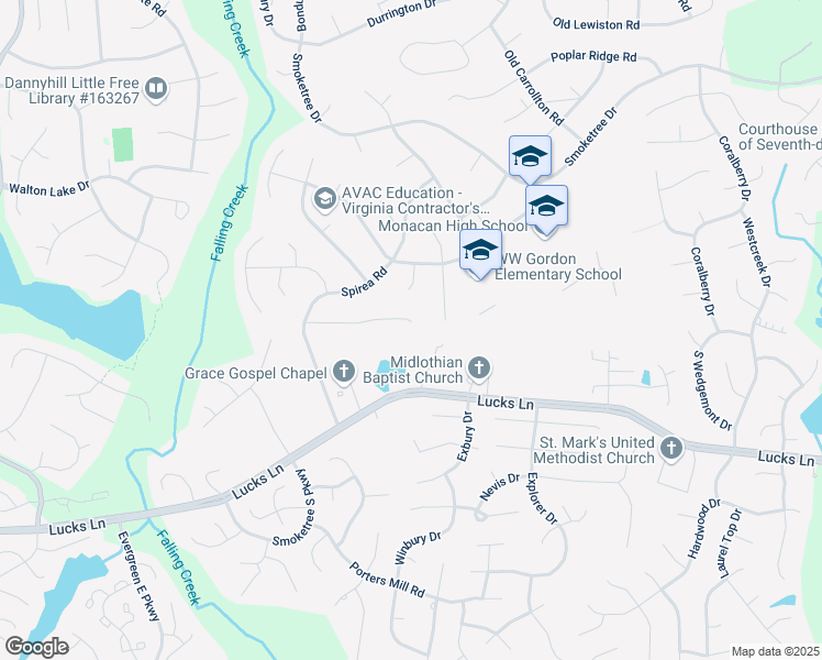 map of restaurants, bars, coffee shops, grocery stores, and more near 11805 Sunflower Lane in Richmond