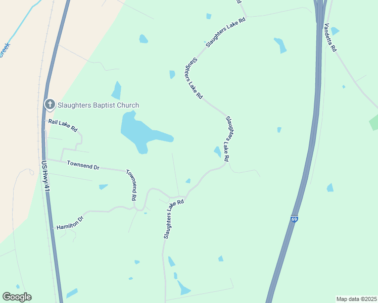 map of restaurants, bars, coffee shops, grocery stores, and more near 220 Swallow Drive in Slaughters