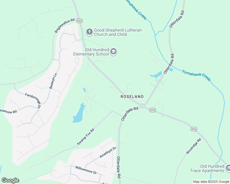 map of restaurants, bars, coffee shops, grocery stores, and more near 1618 Old Hundred Road in Midlothian